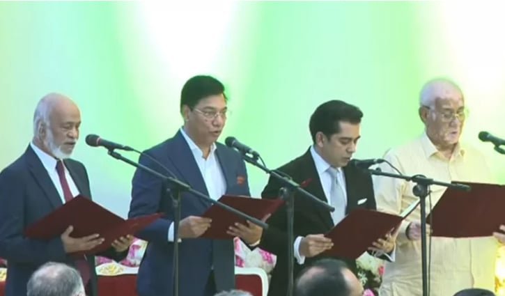শপথ নিলেন চার মন্ত্রী