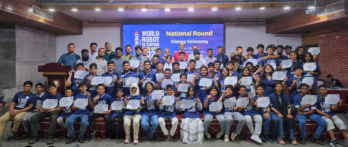 ওয়ার্ল্ড রোবট অলিম্পিয়াড বাংলাদেশের জাতীয় পর্ব অনুষ্ঠিত  