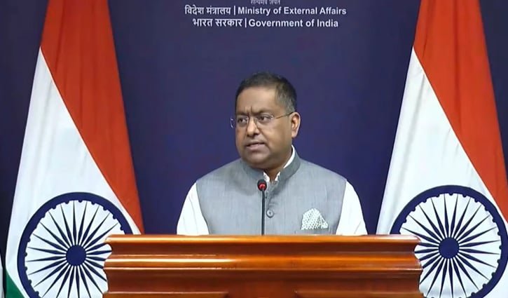 দিল্লিতে প্রেস কনফারেন্সে শেখ হাসিনার বক্তব্যে সমর্থন নেই ভারতের: জয়সওয়াল