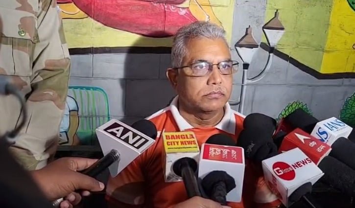 বাংলাদেশে যা চলছে তা অমানবিক: দিলীপ ঘোষ