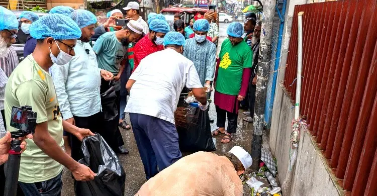 ঢাকা পরিচ্ছন্ন রাখতে জামায়াতের সপ্তাহব্যাপী অভিযান