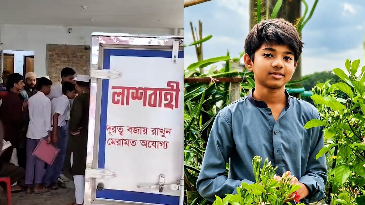 লাশবাহী গাড়িতে অপ্রতিম, শেষবিদায়ের অপেক্ষা