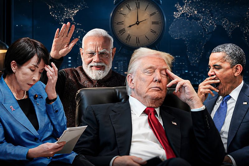 ট্রাম্প, মোদি না তাকাইচি কে কত কম ঘুমিয়ে দেশ চালান