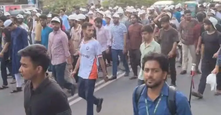 রাষ্ট্রপতি নির্বাচন ও সরকারের ৬ মাস পূর্তিতে ছাত্রদলের আনন্দ মিছিল